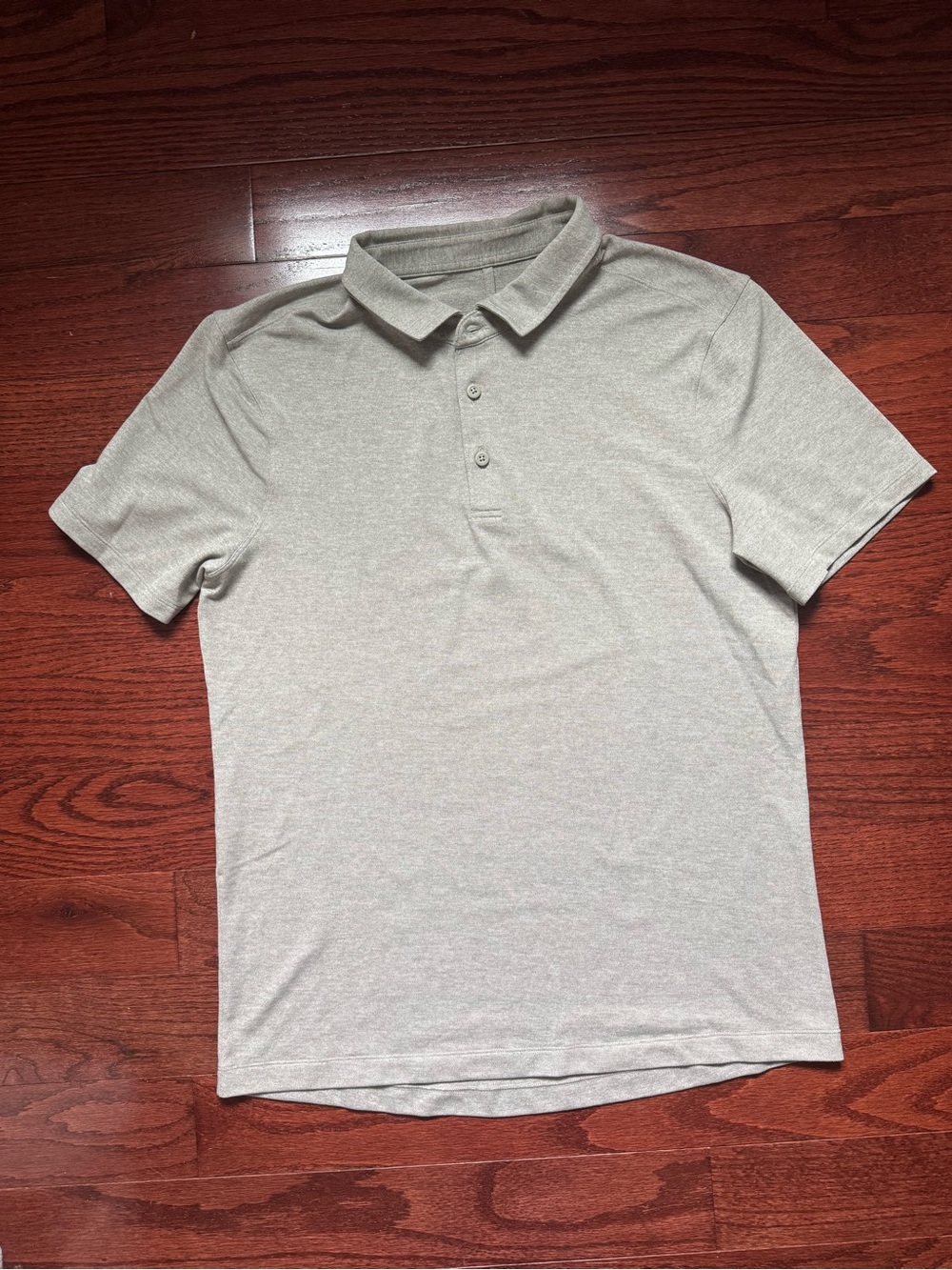 lululemon athletica Men's Polo Shirt in Light Taupe - Picture 3 of 7
